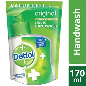 Dettol Handwash Original 170ml Liquid Soap Refill