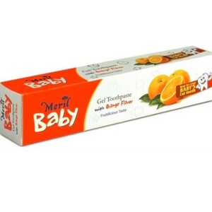 Meril Baby Gel Toothpaste Orange 45gm