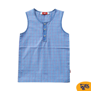 Duronto - Yarn Dyed Check 100 Cotton Woven Vest Older Boys (0002)