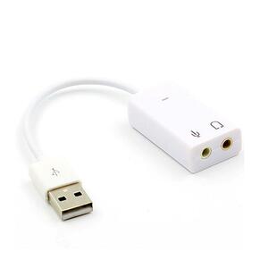 USB SOUND CARD 7.1 WHITE
