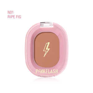 F01 - PINKFLASH Chic In Cheek Blush - N01 Ripe Fig (Matte)