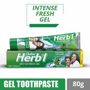 Dabur Herb'l Gel Toothpaste Intense Fresh 80 gm