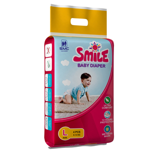 Smile Baby Diaper Mini series: Large (8-14 kg), Pack size: 4 pcs
