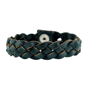 Lenor - Leather Wristband Thick Braids