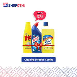 Harpic, Trix & Lizol Total Cleaning Solution Combo 1.75 Ltr