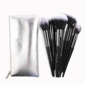 FA 70 -Focallure 10 Pcs Premium Makeup Brush Set with Leather Bag