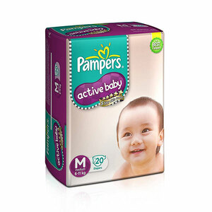Pampers Active Baby Diaper Medium 20s