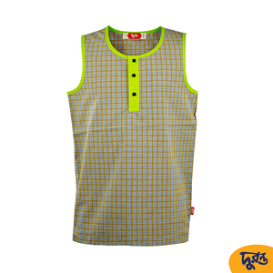 Duronto - Yarn Dyed Check 100 Cotton Woven Vest Older Boys (0006)
